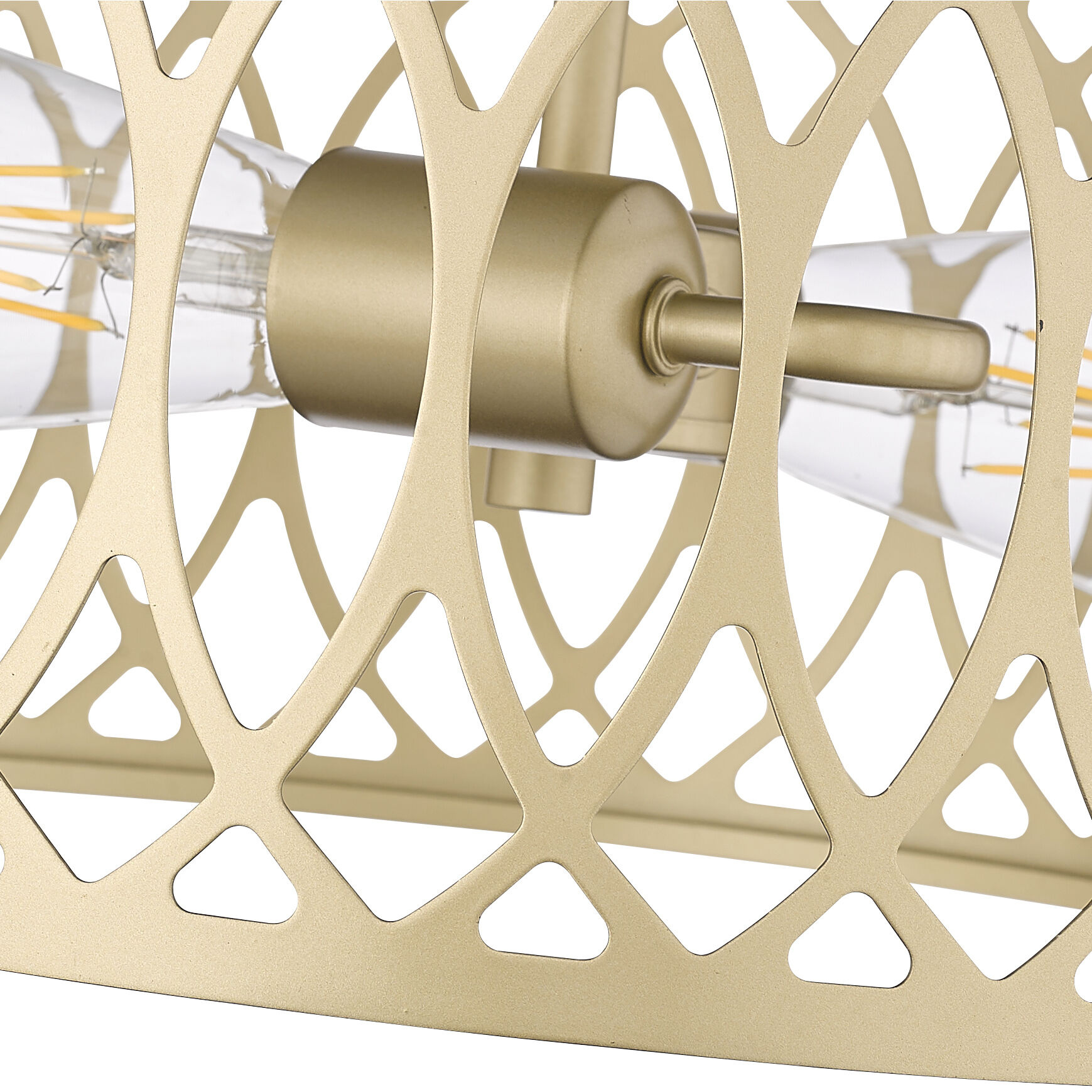 Arelyn 1 Light 13 inch Painted Modern Gold Semi-Flush Mount Ceiling Light